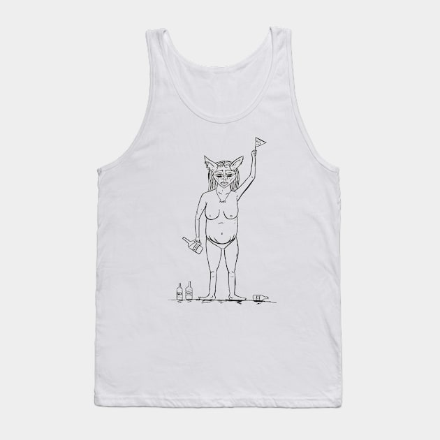 Liquor Goblin Baddie Tank Top by O. Rae